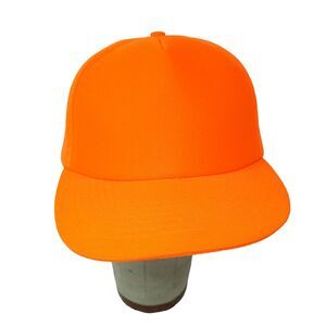 Winchester Hunter Neon Orange Insulated Zip Back Hat Cap Safety Deer OSFA